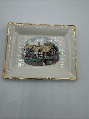 Weatherby Hanley Falconware porcelain trinket tray made in Staffordshire England